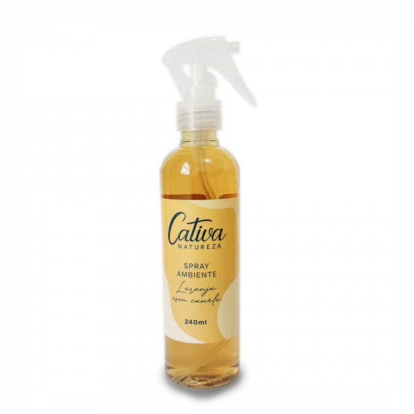 SPRAY AMBIENTE LARANJA COM CANELA 240ML